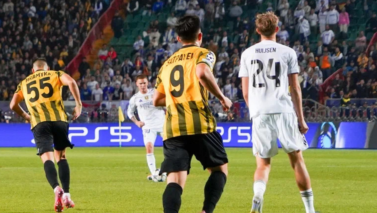 Сатпаев обошёл Мбаппе и Ямаля в Лиге чемпионов