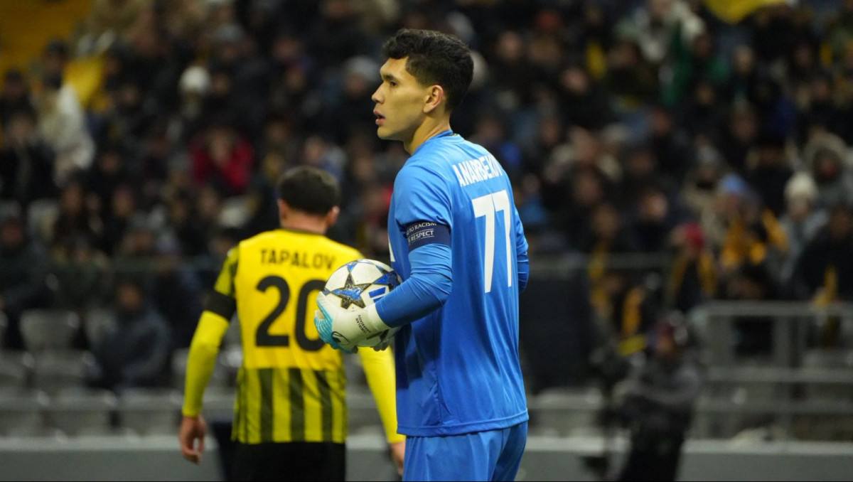 Анарбеков переписывает историю в ЛЧ: он уже опережает вратарей ПСЖ и "Барселоны"