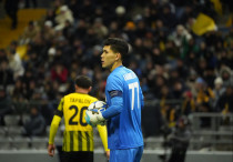 Темирлан Анарбеков в матче "Кайрат" - "Олимпиакос". Фото: Vesti.kz/Маржан Куандыкова©