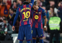 Ламин Ямаль и Рафинья. Фото: ФК "Барселона"©