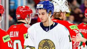 Фото с игры Беларусь - Казахстан. Фото: IG/kazakhstanhockey©