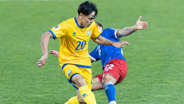 Рамазан Оразов в сборной Казахстана. Фото: КФФ©