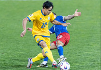 Рамазан Оразов в сборной Казахстана. Фото: КФФ©