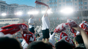 Фанаты "Актобе". Фото: ФК "Актобе"©