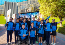 Команда Казахстана на AYPG 2025 в Дубае. ©Фото NPC RK