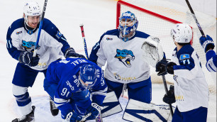 Игра "Динамо М" - "Барыс". Фото: ХК "Барыс"©