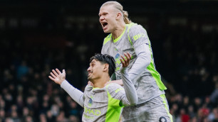 Рейндерс и Холанд после гола. Фото: ФК "Манчестер Сити"©