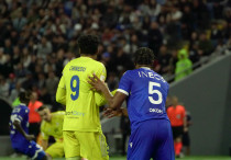 Джеффри Чинеду против "Лозанны". Фото: Vesti.kz/Маржан Куандыкова©