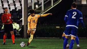 Алдияр Нургали (с мячом). ©instagram.com/aldiyar_nurgali