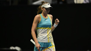 Елена Рыбакина в сборной Казахстана. Фото: KTF/Андрей Ударцев©