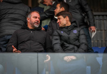 Ханс-Дитер Флик (слева) и Боян Кркич. ©ФК "Барселона"