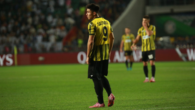 Дастан Сатпаев в "Кайрате". Фото: ФК "Кайрат"/Данияр Ахметов©