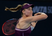 Елена Рыбакина. ©x.com/BrisbaneTennis