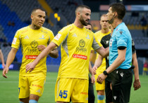 Макс Эбонг и Алекса Аманович. Фото: ФК "Астана"©