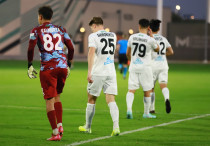 Футболисты "Кайрата" в матче с "Нефтчи". Фото: ФК "Кайрат"/Арман Джаксыгулов©