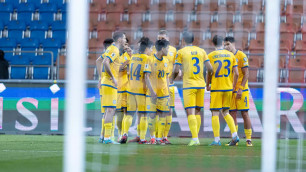 Сборная Казахстана по футболу. ©КФФ