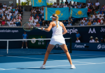 Казахстанская теннисистка на Australian Open. Фото сгенерировано нейросетью Gemini©