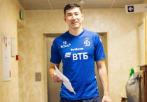 Бахтиёр Зайнутдинов в "Динамо". Фото: ФК "Динамо Москва"©