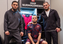 Махачев, Умар и Хабиб. Фото: IG/UFC©