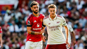 Бруну Фернандеш и Мартин Эдегор. Фото: Depositphotos/operations@newsimages.co.uk©