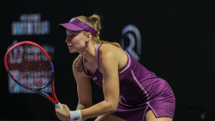 Елена Рыбакина. Фото: ©x.com/WTAFinalsRiyadh