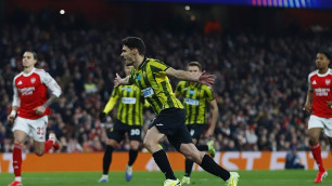 Жоржиньо забивает "Арсеналу". Фото: ФК "Кайрат"©