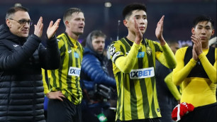 "Кайрат" после матча с "Арсеналом". Фото: ФК "Кайрат"©