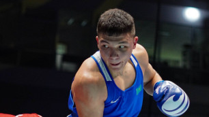 Аман Конысбеков. Фото: Kazakhstan Boxing Federation©