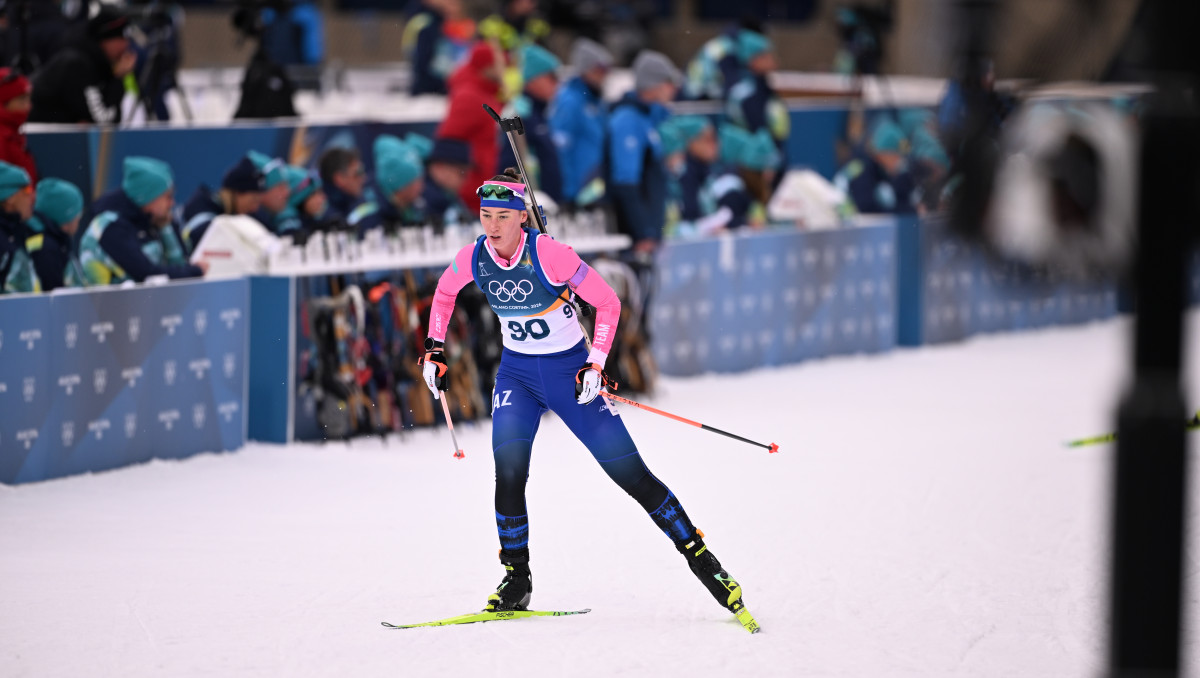 14 февраля. Биатлон. Спринт. Ракишева и Генева