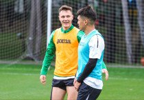 Максим Самородов и Галымжан Кенжебек в "Ахмате". Фото: ФК "Ахмат"©