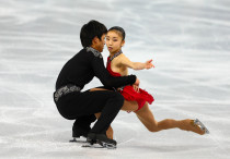 Рюити Кихара (слева) на Олимпиаде-2014 в Сочи. ©Depositphotos/man_kelly