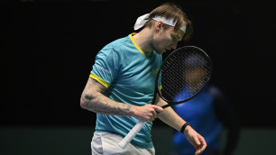 Александр Бублик в Кубке Дэвиса. Фото: Ktf.kz/Андрей Ударцев©