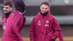 Ислам Чесноков на тренировке. Фото: ФК "Хартс"©