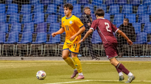 Матч Беларусь - Казахстан на Кубке Развития-2026. Фото: КФФ/Айбар Рысдаулет©