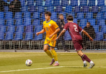 Матч Беларусь - Казахстан на Кубке Развития-2026. Фото: КФФ/Айбар Рысдаулет©