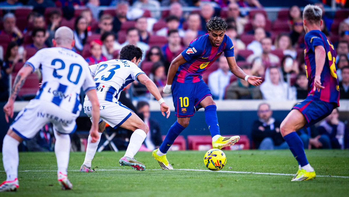 Ямаль остался недоволен решением Флика и нарвался на критику