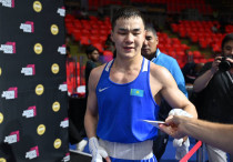 Мухаммедсабыр Базарбайулы. Фото: Kazakhstan Boxing Federation©