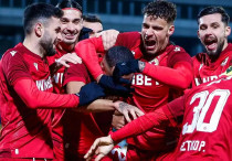 Игроки ЦСКА София празднуют гол. Фото: ФК ЦСКА София©