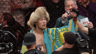 Шавкат Рахмонов после победы в UFC. Фото: Vesti.kz/Турар Казангапов©