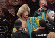 Шавкат Рахмонов после победы в UFC. Фото: Vesti.kz/Турар Казангапов©