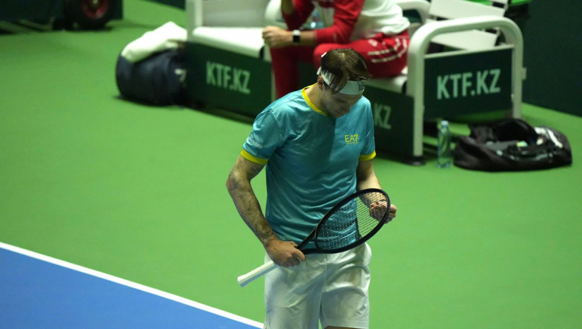 Сенсацией завершился матч первой ракетки Казахстана на турнире за 1,6 миллиарда