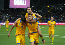 Бахтиёр Зайнутдинов в сборной Казахстана. Фото: Vesti.kz/Маржан Куандыкова©