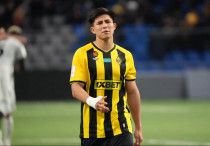 Дастан Сатпаев в матче за Суперкубок Казахстана-2026. Фото: Vesti.kz/Алимжан Аманжол©