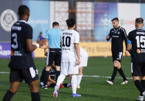 Дастан Сатпаев в КПЛ-2026. Фото: ФК "Кайрат"/Арман Джаксыгулов©