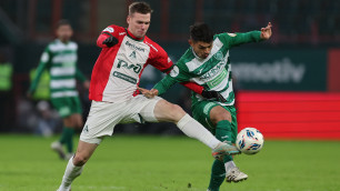 Галымжан Кенжебек в дебютном матче за "Ахмат". Фото: ФК "Локомотив"©