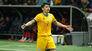 Галымжан Кенжебек в сборной Казахстана. Фото: Vesti.kz/Маржан Куандыкова©