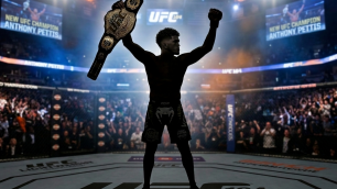 Энтони Петтис - чемпион UFC. Изображение сгенерировано нейросетью Gemini©