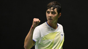 Александр Шевченко в матче за сборную Казахстана. Фото: Ktf.kz/Андрей Ударцев©