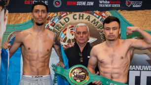 Джошуа Кевин Антон и Кудратилло Абдукахоров перед боем. Фото: IG/kudratillo.abdukakhorov©