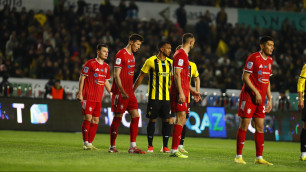 Снимок с матча "Кайрат" - "Актобе". Фото: ФК "Кайрат"/Арман Джаксыгулов©